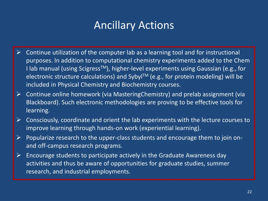 ancillary actions