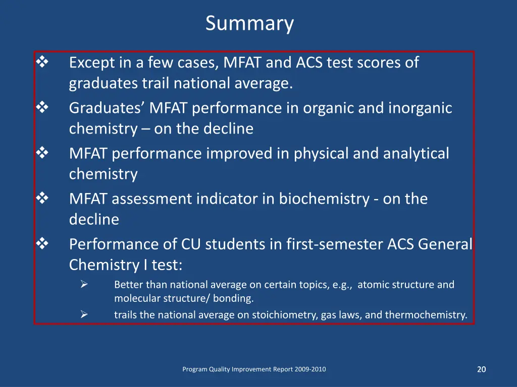 summary