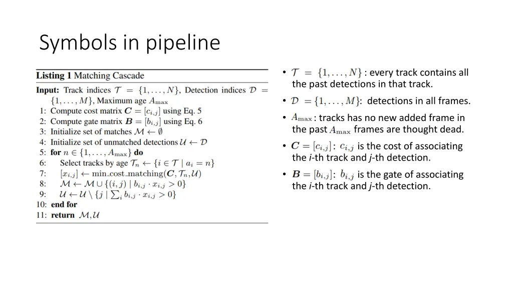 symbols in pipeline
