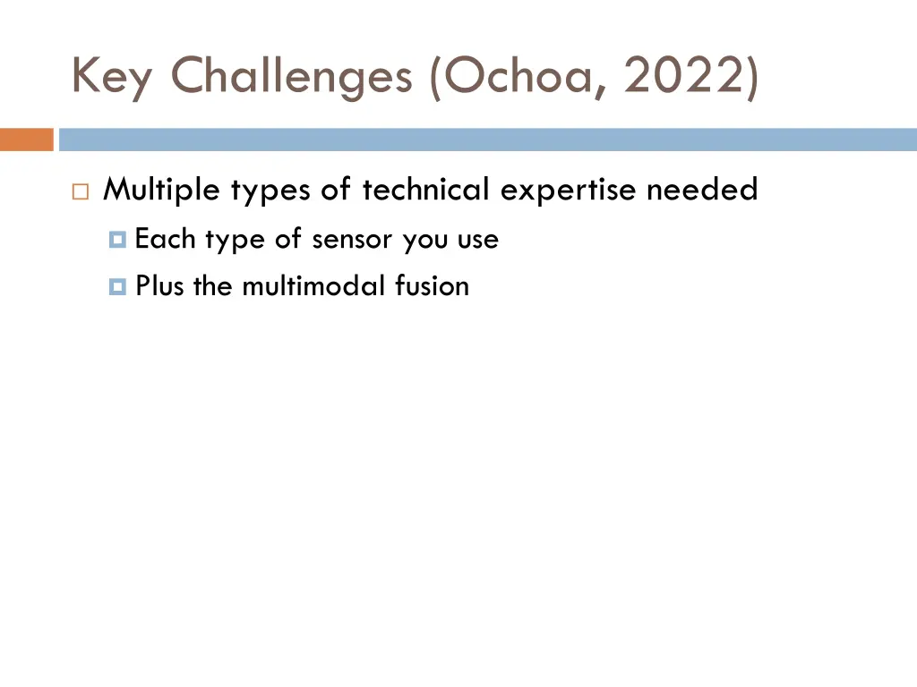 key challenges ochoa 2022