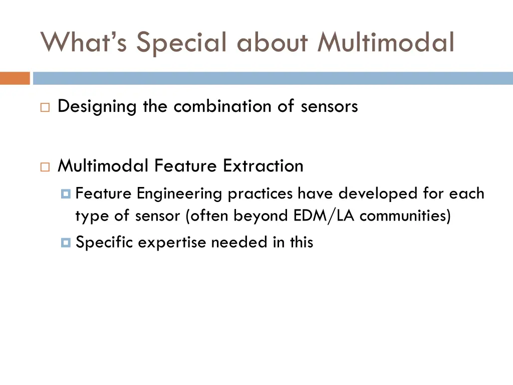 what s special about multimodal