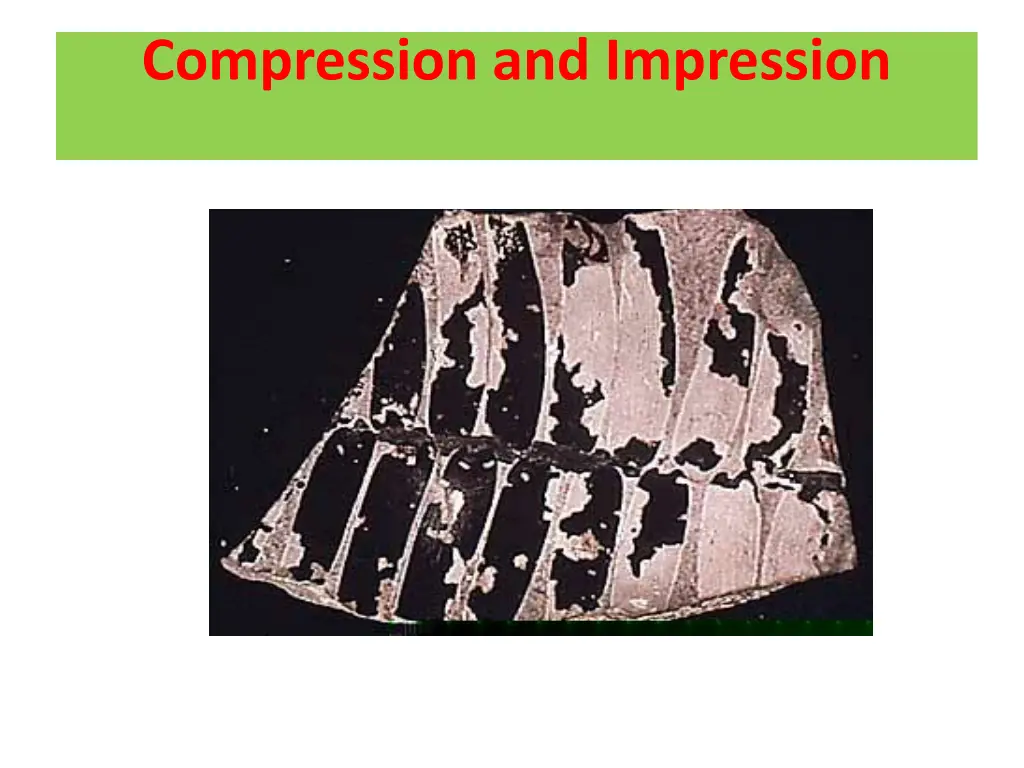 compression and impression