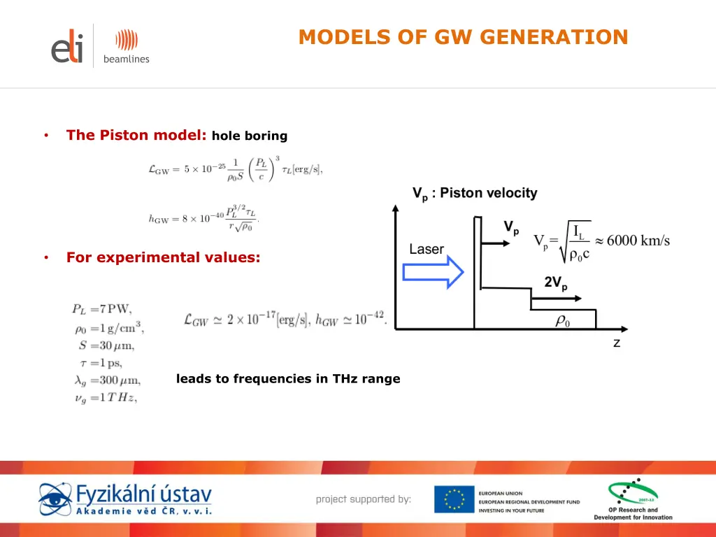 models of gw generation 2