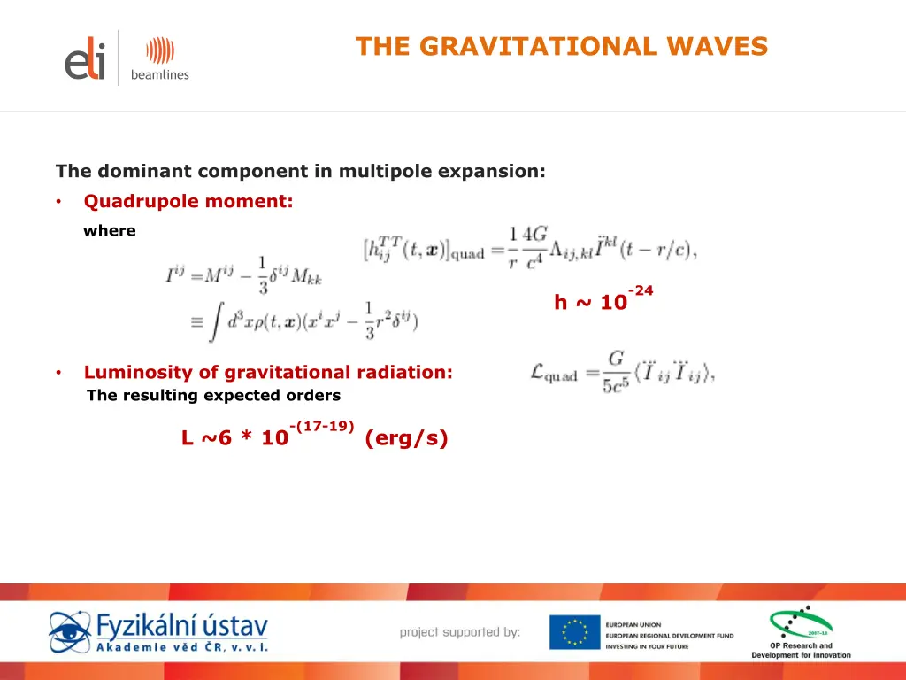 the gravitational waves 1