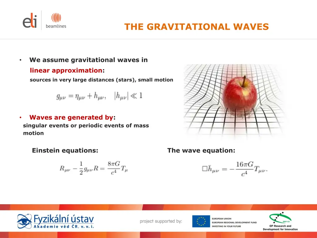 the gravitational waves