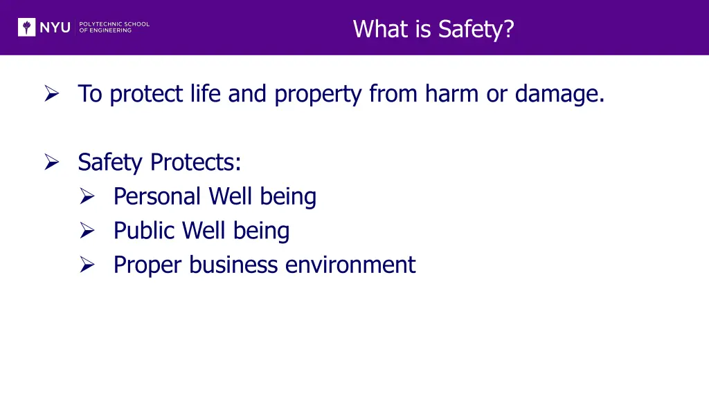 what is safety