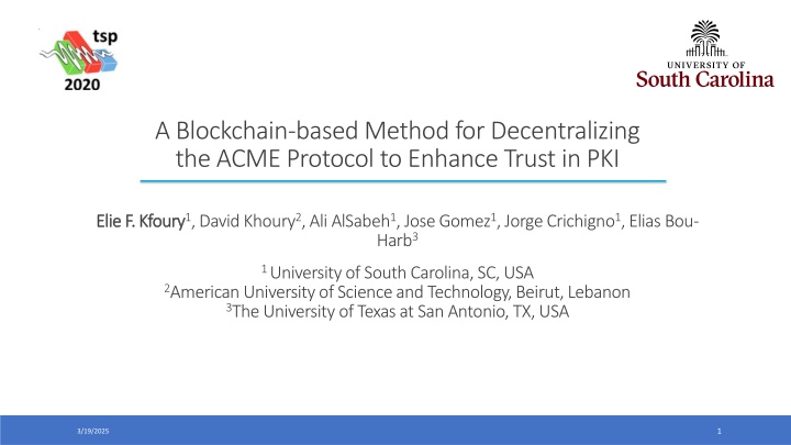 a blockchain based method for decentralizing