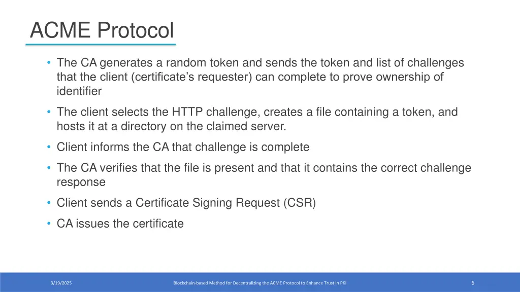 acme protocol 1