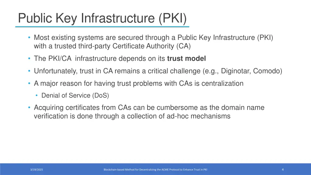 public key infrastructure pki