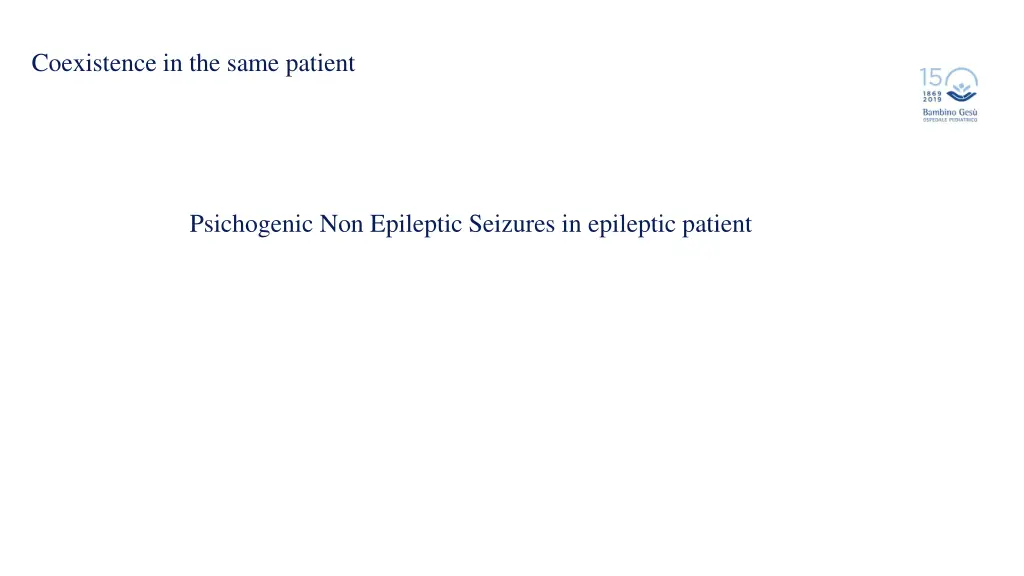 coexistence in the same patient