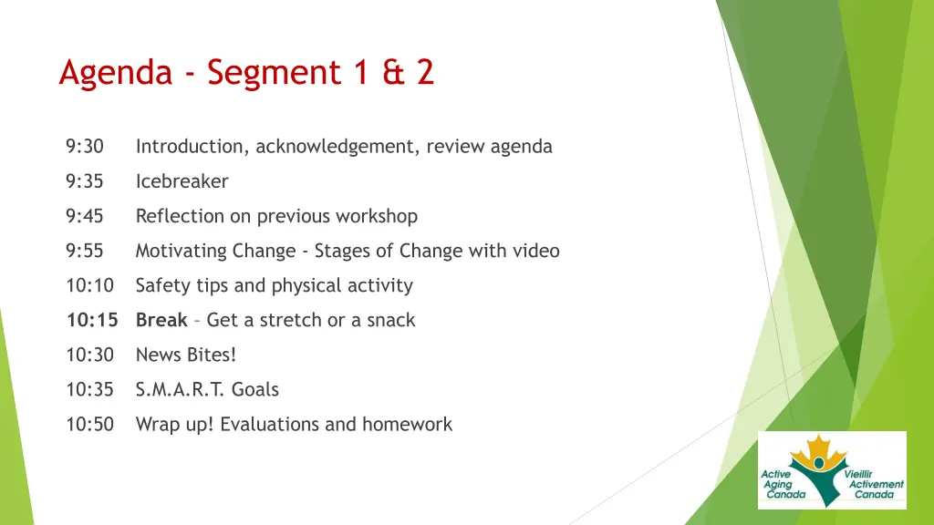 agenda segment 1 2