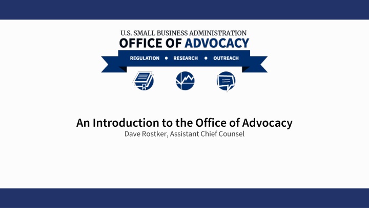 an introduction to the office of advocacy dave