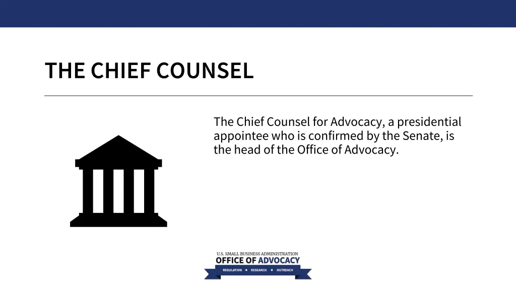 the chief counsel