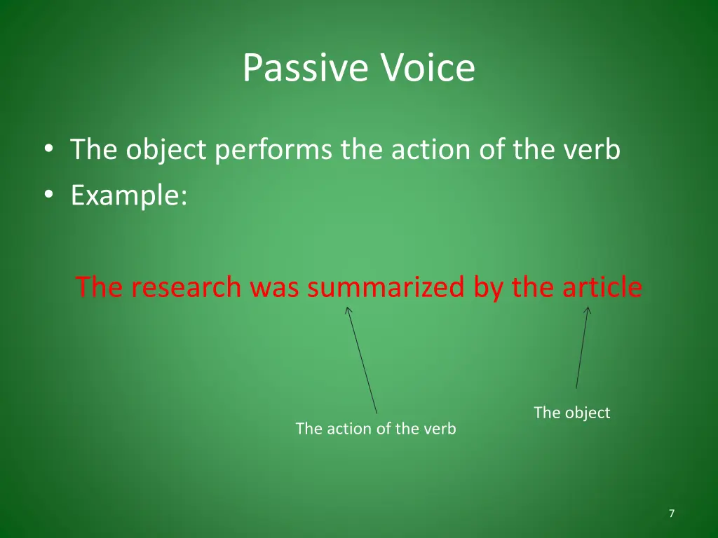 passive voice 1