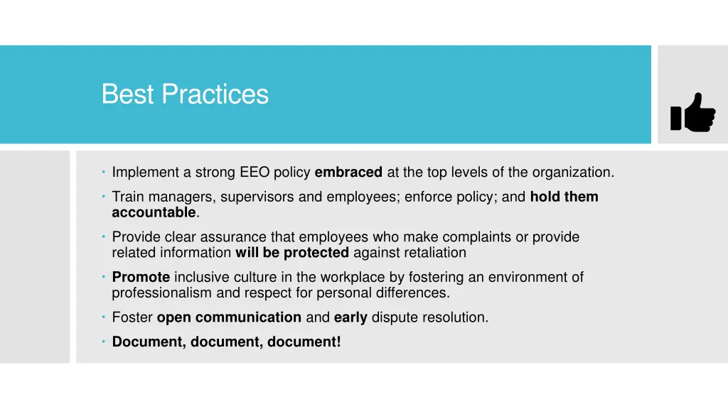 best practices