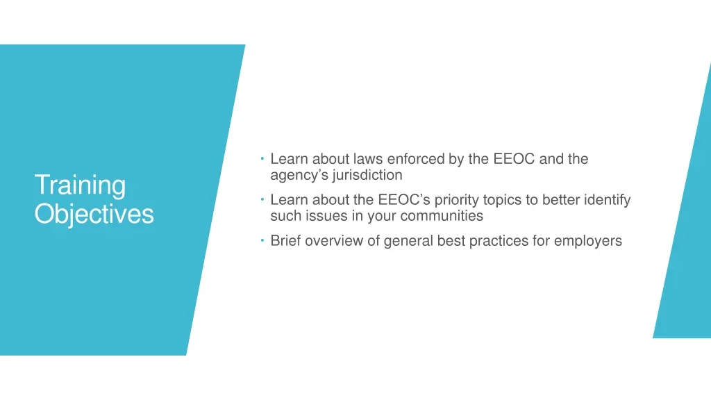 learn about laws enforced by the eeoc