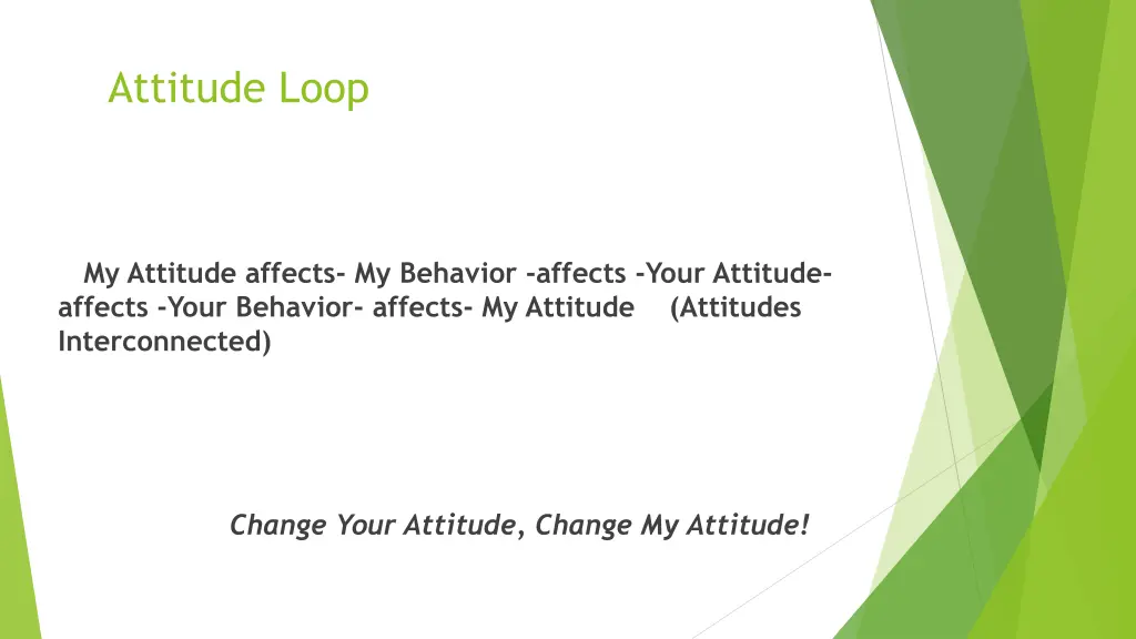 attitude loop