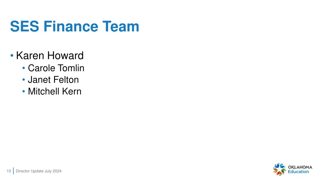 ses finance team