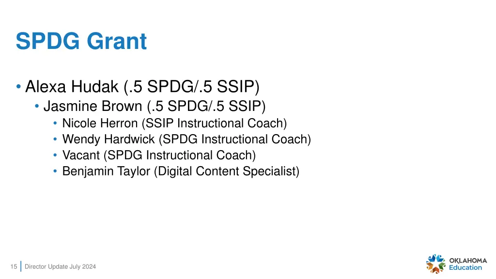 spdg grant