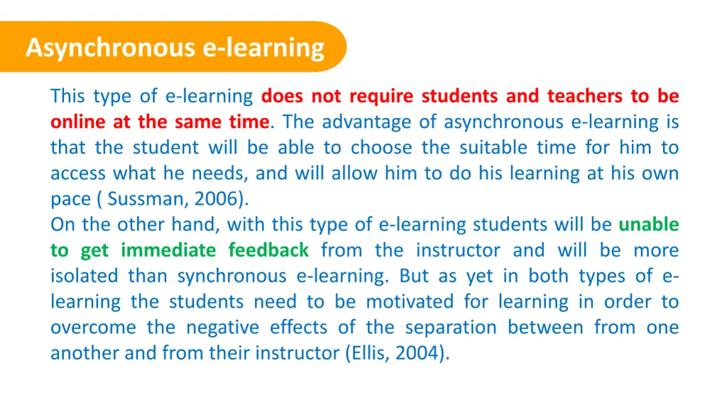 asynchronous e learning