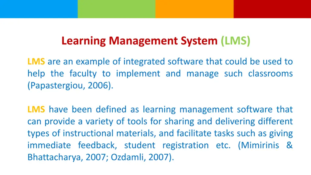 learning management system lms