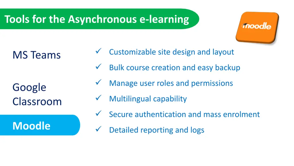 tools for the asynchronous e learning 1