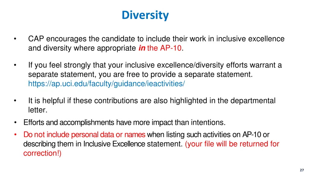 diversity