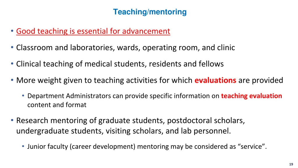teaching mentoring