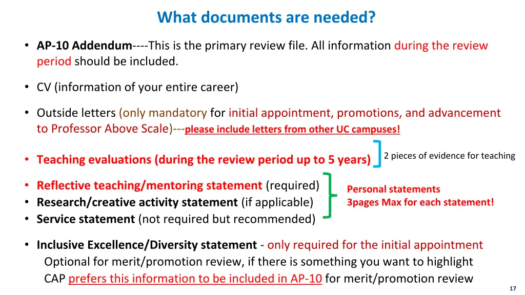 what documents are needed