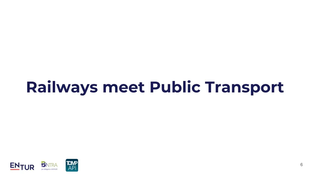 railways meet public transport
