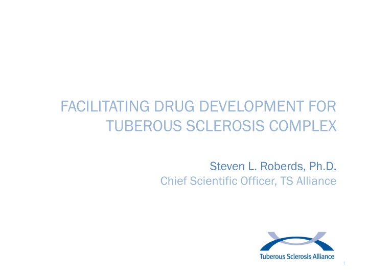 facilitating drug development for tuberous