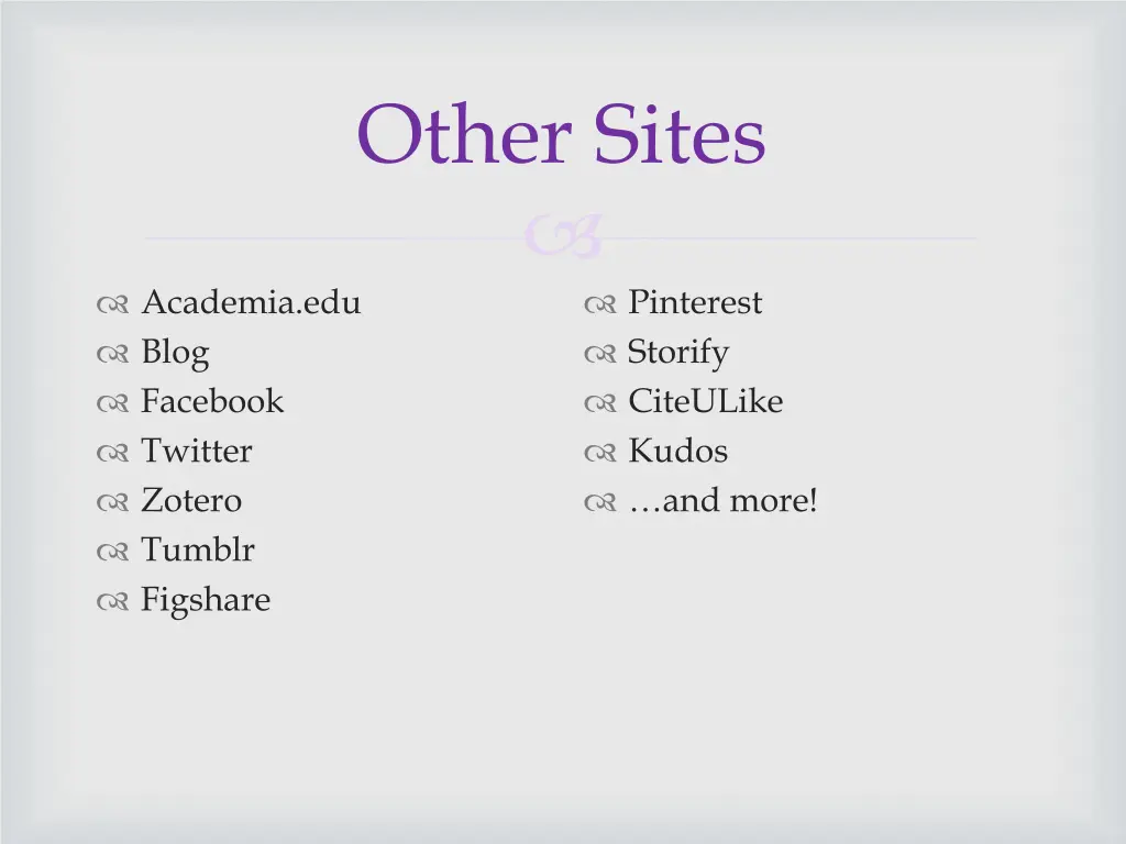 other sites