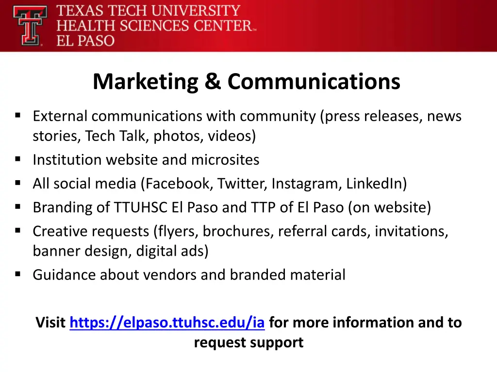 marketing communications