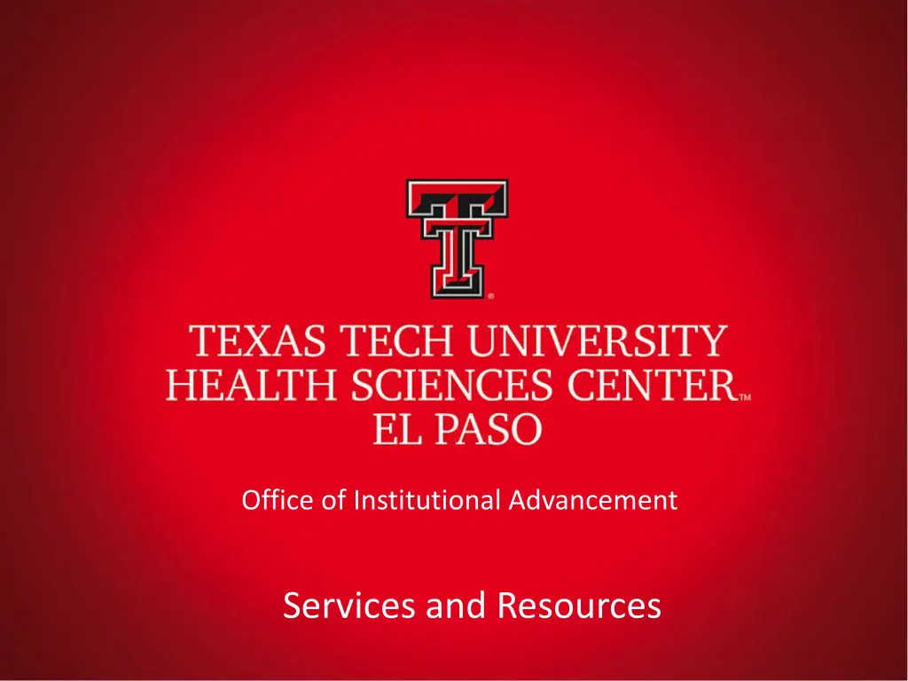 office of institutional advancement