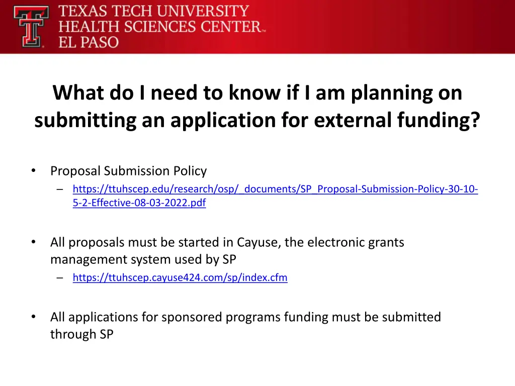 what do i need to know if i am planning