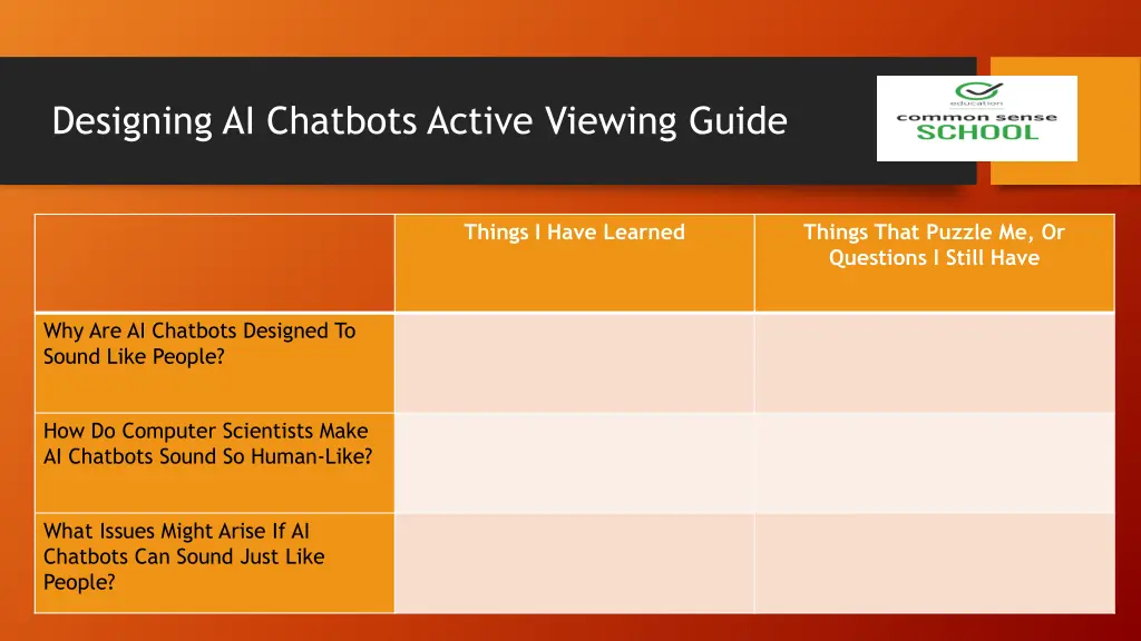 designing ai chatbots active viewing guide 1