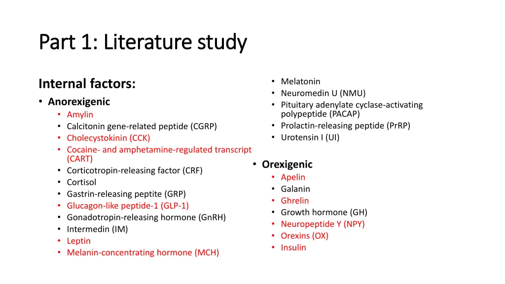 part 1 part 1 literature literature study 2