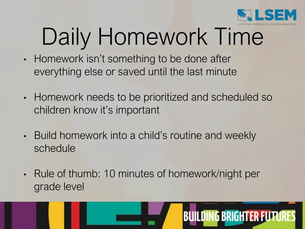daily homework time homework isn t something