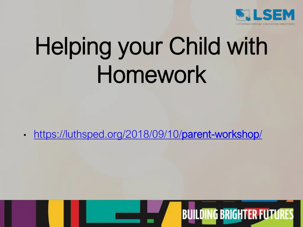 helping your child with helping your child with