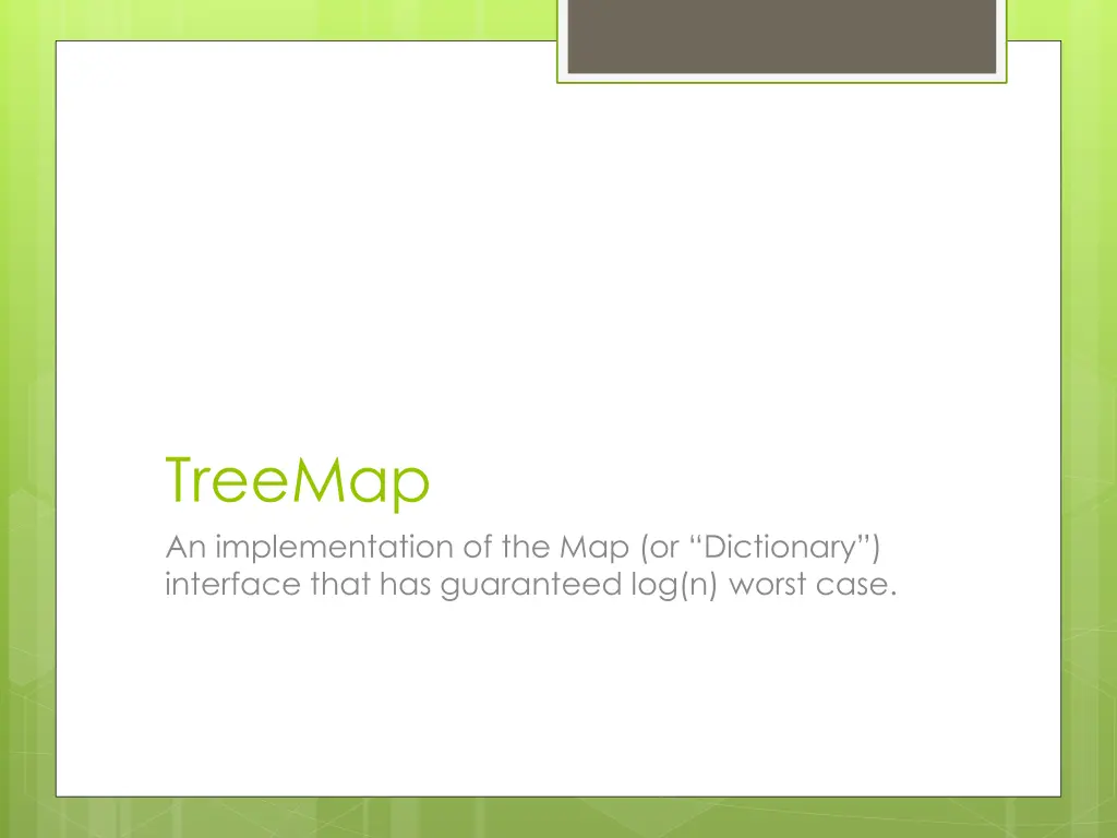 treemap an implementation