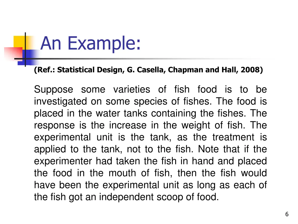 an example