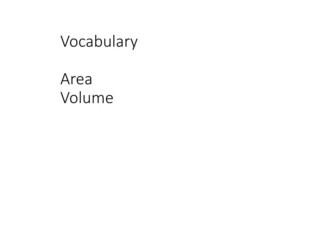 vocabulary
