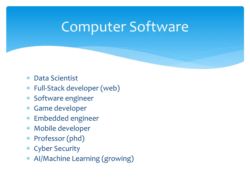 computer software