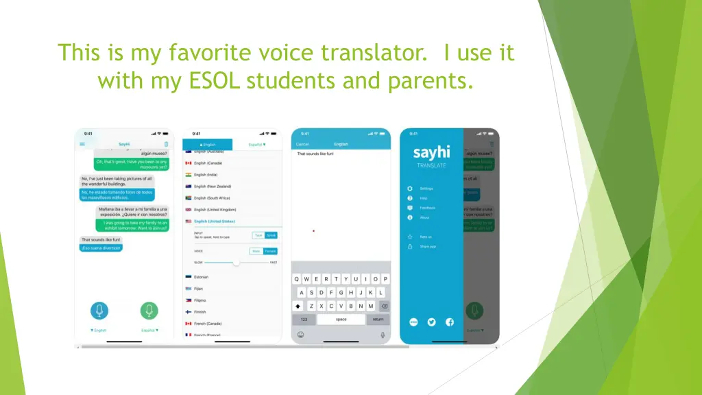 this is my favorite voice translator