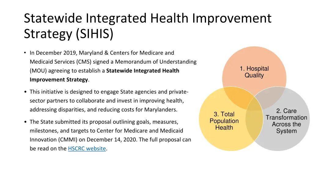 statewide integrated health improvement strategy