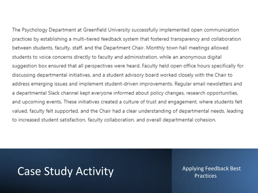 case study activity