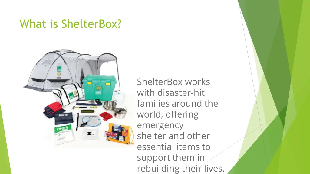 what is shelterbox