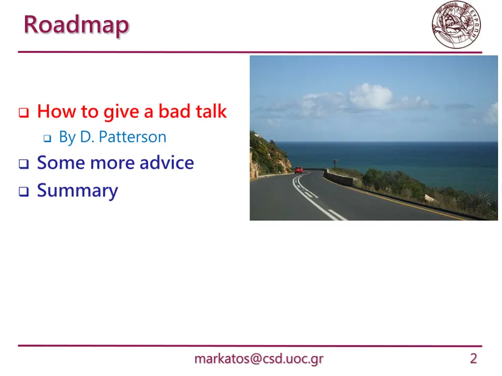 roadmap