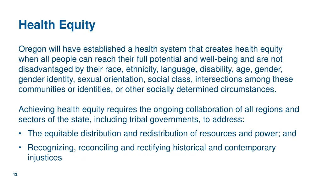 health equity