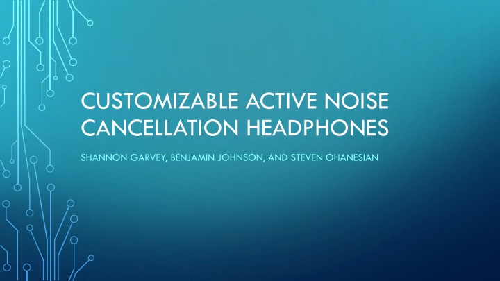customizable active noise cancellation headphones